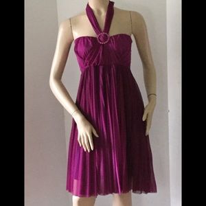 Les tout Petits Purple Halter Dress Sz M
